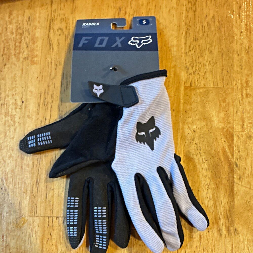 Fox Ranger Cycling Gloves Touchscreen Compatible Microsuede Black/lavender sz S